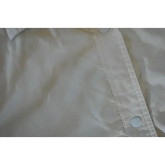 Current Seen Women's Vintage White Cotton/Polyester Jacket L - Picture 8 of 8